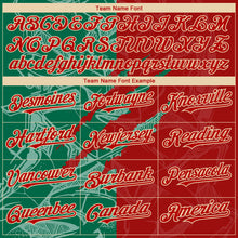 Load image into Gallery viewer, Custom Stitched Graffiti Pattern Red Kelly Green-City Cream 3D Scratch Sports Pullover Sweatshirt Hoodie