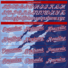 Laden Sie das Bild in den Galerie-Viewer, Custom Stitched Graffiti Pattern Light Blue Royal-Red 3D Scratch Sports Pullover Sweatshirt Hoodie