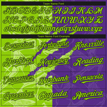 Laden Sie das Bild in den Galerie-Viewer, Custom Stitched Graffiti Pattern Neon Green Purple-Black 3D Scratch Sports Pullover Sweatshirt Hoodie