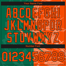 Загрузить изображение в средство просмотра галереи, Custom Stitched Graffiti Pattern Orange Kelly Green-Black 3D Scratch Sports Pullover Sweatshirt Hoodie