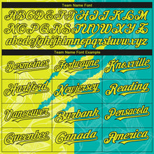 Загрузить изображение в средство просмотра галереи, Custom Stitched Graffiti Pattern Neon Yellow Aqua-Black 3D Scratch Sports Pullover Sweatshirt Hoodie