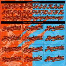 Загрузить изображение в средство просмотра галереи, Custom Stitched Graffiti Pattern Orange Sky Blue-Black 3D Scratch Sports Pullover Sweatshirt Hoodie