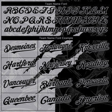 Загрузить изображение в средство просмотра галереи, Custom Graffiti Pattern Black-Gray 3D Scratch Authentic Baseball Jersey