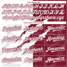 Загрузить изображение в средство просмотра галереи, Custom Graffiti Pattern White-Crimson 3D Scratch Authentic Baseball Jersey