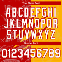 Загрузить изображение в средство просмотра галереи, Custom Graffiti Pattern White Gold-Red 3D Scratch Authentic Baseball Jersey