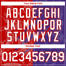 Laden Sie das Bild in den Galerie-Viewer, Custom Graffiti Pattern White Purple-Red 3D Scratch Authentic Baseball Jersey