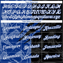 Laden Sie das Bild in den Galerie-Viewer, Custom Graffiti Pattern White Black-Royal Scratch 3D Performance T-Shirt