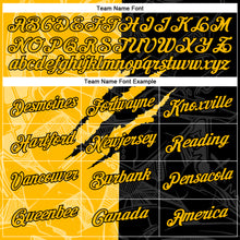 Load image into Gallery viewer, Custom Graffiti Pattern Gold-Black Scratch 3D Performance T-Shirt