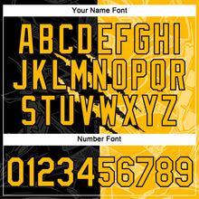 Load image into Gallery viewer, Custom Graffiti Pattern Gold-Black Scratch 3D Performance T-Shirt