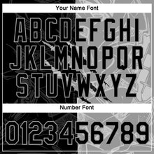 Load image into Gallery viewer, Custom Graffiti Pattern Black-Gray Scratch 3D Performance T-Shirt