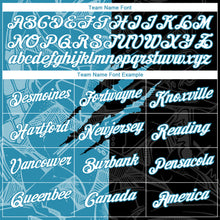 Laden Sie das Bild in den Galerie-Viewer, Custom Graffiti Pattern White Black-Panther Blue Scratch 3D Performance T-Shirt