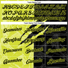 Load image into Gallery viewer, Custom Graffiti Pattern Black-Neon Yellow Scratch 3D Performance T-Shirt