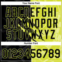 Load image into Gallery viewer, Custom Graffiti Pattern Black-Neon Yellow Scratch 3D Performance T-Shirt