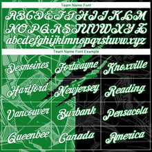 Laden Sie das Bild in den Galerie-Viewer, Custom Graffiti Pattern White Black-Grass Green Scratch 3D Performance T-Shirt