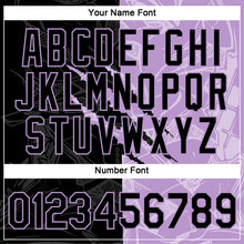 Load image into Gallery viewer, Custom Graffiti Pattern Black-Light Purple Scratch 3D Performance T-Shirt