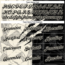 Laden Sie das Bild in den Galerie-Viewer, Custom Graffiti Pattern Black-Cream Scratch 3D Performance T-Shirt