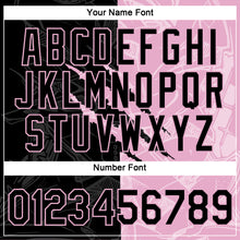 Laden Sie das Bild in den Galerie-Viewer, Custom Graffiti Pattern Black-Light Pink Scratch 3D Performance T-Shirt