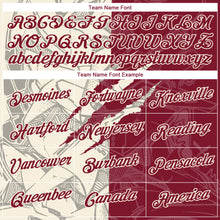 Laden Sie das Bild in den Galerie-Viewer, Custom Graffiti Pattern Crimson-Cream Scratch 3D Performance T-Shirt