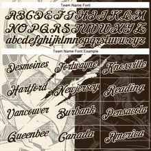 Laden Sie das Bild in den Galerie-Viewer, Custom Graffiti Pattern Brown-Cream Scratch 3D Performance T-Shirt