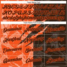 Laden Sie das Bild in den Galerie-Viewer, Custom Graffiti Pattern Brown-Orange Scratch 3D Performance T-Shirt