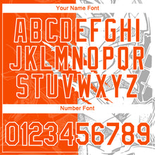 Laden Sie das Bild in den Galerie-Viewer, Custom Graffiti Pattern Orange-White Scratch 3D Performance T-Shirt