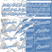 Laden Sie das Bild in den Galerie-Viewer, Custom Graffiti Pattern Light Blue-White Scratch 3D Performance T-Shirt