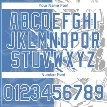 Laden Sie das Bild in den Galerie-Viewer, Custom Graffiti Pattern Light Blue-White Scratch 3D Performance T-Shirt