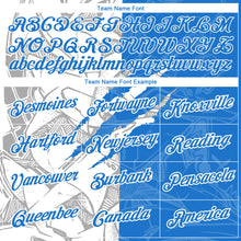 Load image into Gallery viewer, Custom Graffiti Pattern Powder Blue-White Scratch 3D Performance T-Shirt