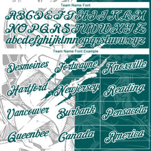 Laden Sie das Bild in den Galerie-Viewer, Custom Graffiti Pattern Teal-White Scratch 3D Performance T-Shirt