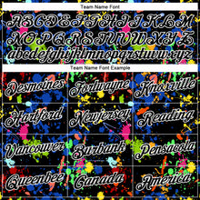 Load image into Gallery viewer, Custom Stitched Graffiti Pattern Black-White 3D Splash Grunge Art Sports Pullover Sweatshirt Hoodie