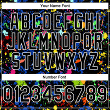 Load image into Gallery viewer, Custom Stitched Graffiti Pattern Black-White 3D Splash Grunge Art Sports Pullover Sweatshirt Hoodie