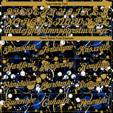 Load image into Gallery viewer, Custom Stitched Graffiti Pattern Old Gold-Black 3D Splash Grunge Art Sports Pullover Sweatshirt Hoodie