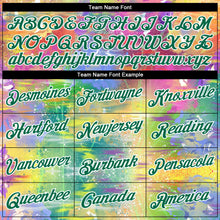 Load image into Gallery viewer, Custom Stitched Graffiti Pattern Kelly Green-White 3D Watercolor Grunge Art Sports Pullover Sweatshirt Hoodie