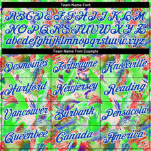 Load image into Gallery viewer, Custom Stitched Graffiti Pattern Thunder Blue-White 3D Watercolor Grunge Art Sports Pullover Sweatshirt Hoodie