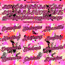 Load image into Gallery viewer, Custom Stitched Graffiti Pattern Pink-Black 3D Watercolor Grunge Art Sports Pullover Sweatshirt Hoodie