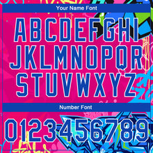 Load image into Gallery viewer, Custom Stitched Graffiti Pattern Thunder Blue-White 3D Hiphop Abstract Urban Street Art Sports Pullover Sweatshirt Hoodie