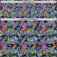 Charger l'image dans la galerie, Custom Graffiti Pattern Navy-White Splatter Authentic Baseball Jersey