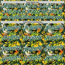 Charger l'image dans la galerie, Custom Graffiti Pattern Green-White Splatter Authentic Baseball Jersey