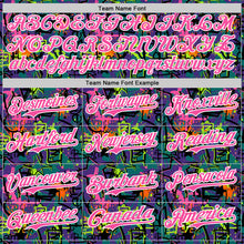 Charger l'image dans la galerie, Custom Graffiti Pattern Pink-White Splatter Authentic Baseball Jersey