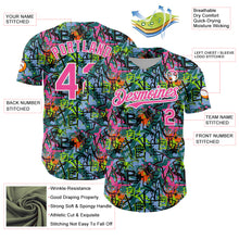 Charger l'image dans la galerie, Custom Graffiti Pattern Pink-White Splatter Authentic Baseball Jersey