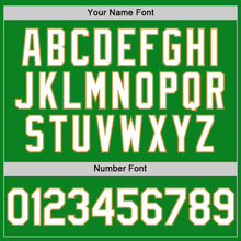 Load image into Gallery viewer, Custom Grass Green White-Old Gold Authentic Baseball Jersey