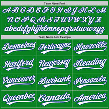 Load image into Gallery viewer, Custom Grass Green White-Royal Authentic Baseball Jersey