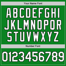 Load image into Gallery viewer, Custom Grass Green White-Black Authentic Baseball Jersey