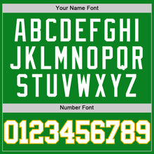 Загрузить изображение в средство просмотра галереи, Custom Grass Green White-Gold Authentic Basketball Jersey