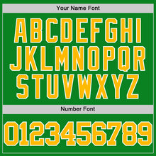 Загрузить изображение в средство просмотра галереи, Custom Grass Green Gold-White Authentic Basketball Jersey