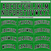 Загрузить изображение в средство просмотра галереи, Custom Grass Green Black-White Authentic Basketball Jersey