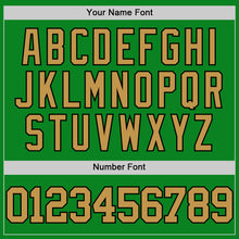 Загрузить изображение в средство просмотра галереи, Custom Grass Green Old Gold-Black Authentic Basketball Jersey