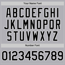 Laden Sie das Bild in den Galerie-Viewer, Custom Gray Black-White Mesh Authentic Throwback Baseball Jersey