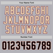 Загрузить изображение в средство просмотра галереи, Custom Gray Black Crimson-Cream Mesh Authentic Throwback Baseball Jersey