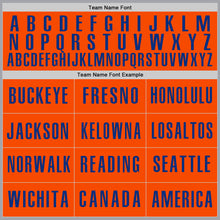 Загрузить изображение в средство просмотра галереи, Custom Gray Royal-Orange Authentic Baseball Jersey